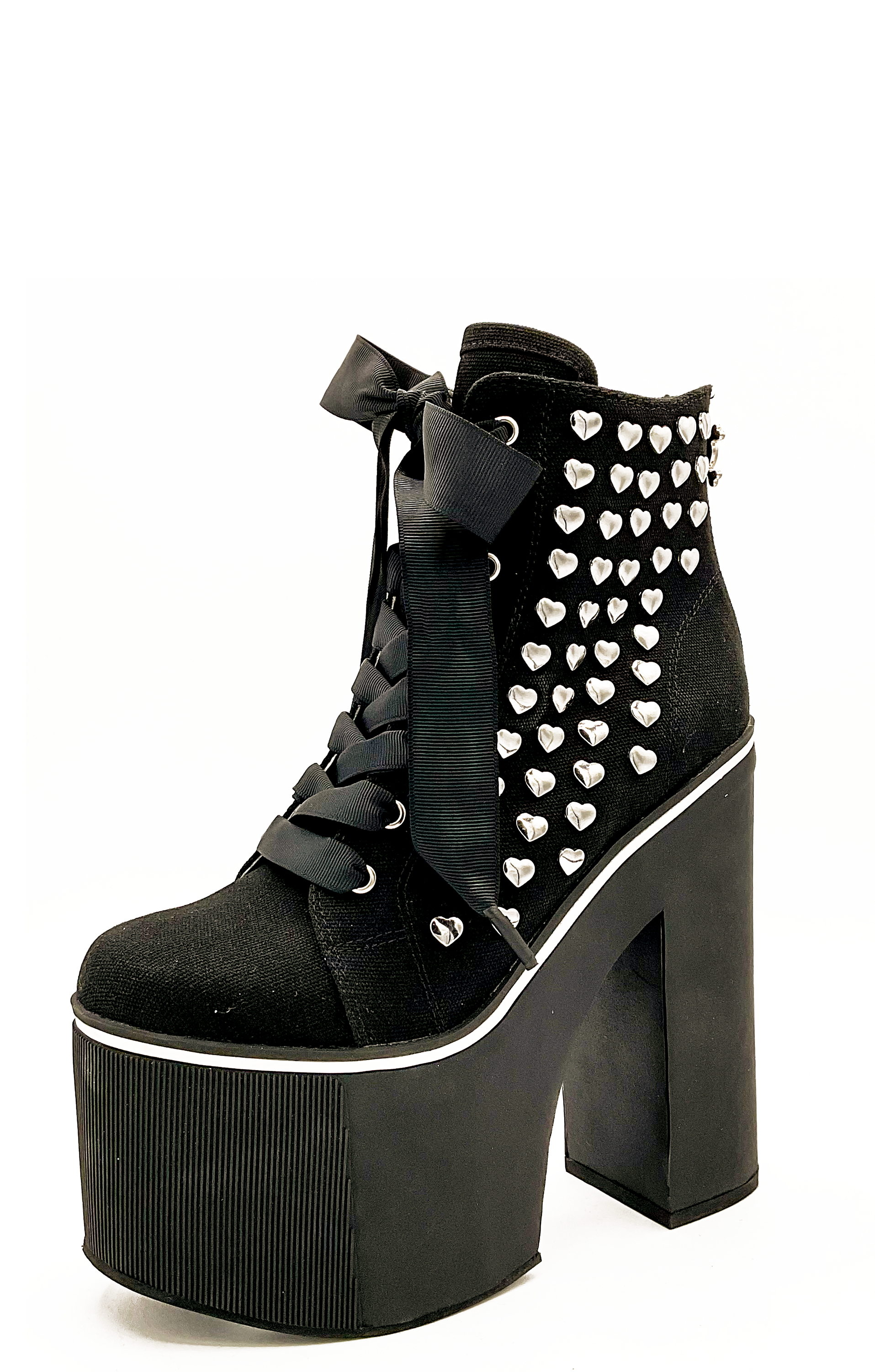 Heartcore Platform Sneaker - Black
