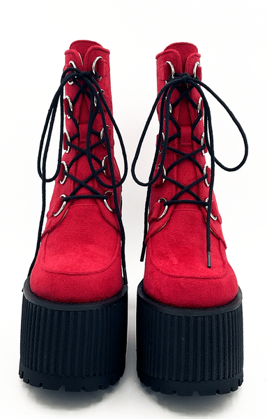 Supercreep Oxblood Platform – Charla Tedrick