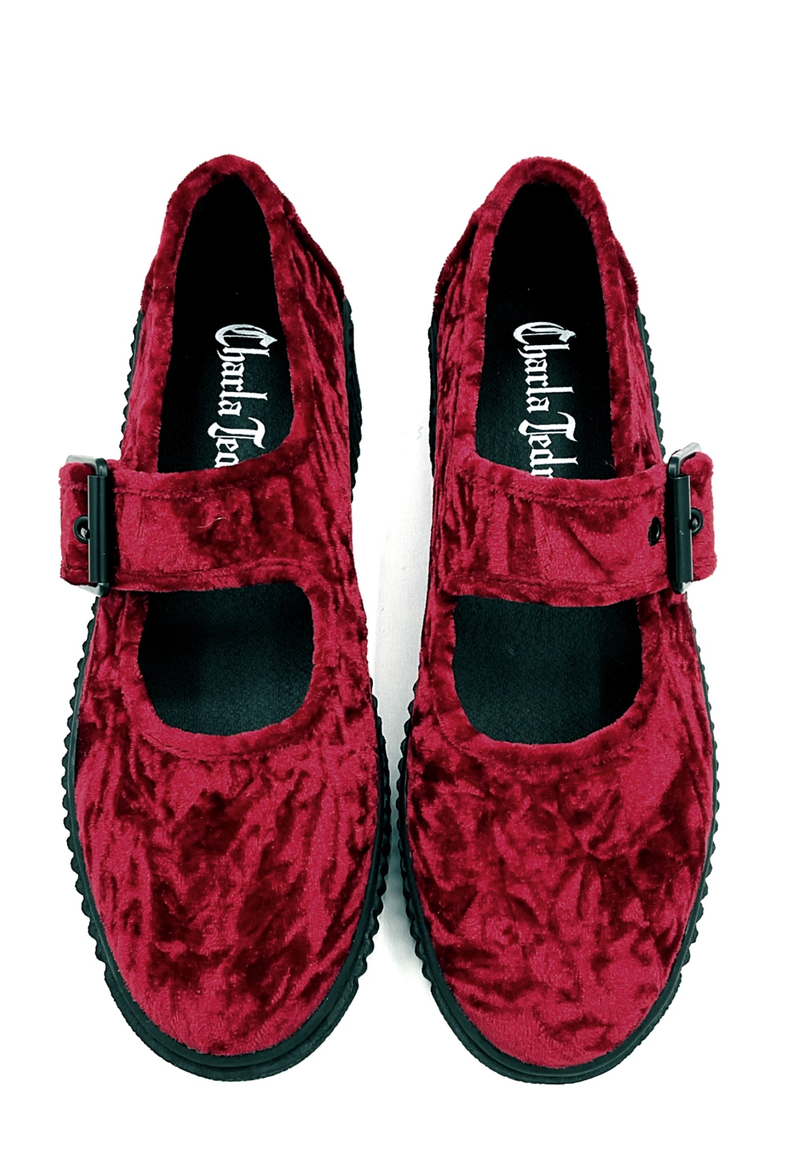 Velvet Crush Maryjane Sneaker - Oxblood