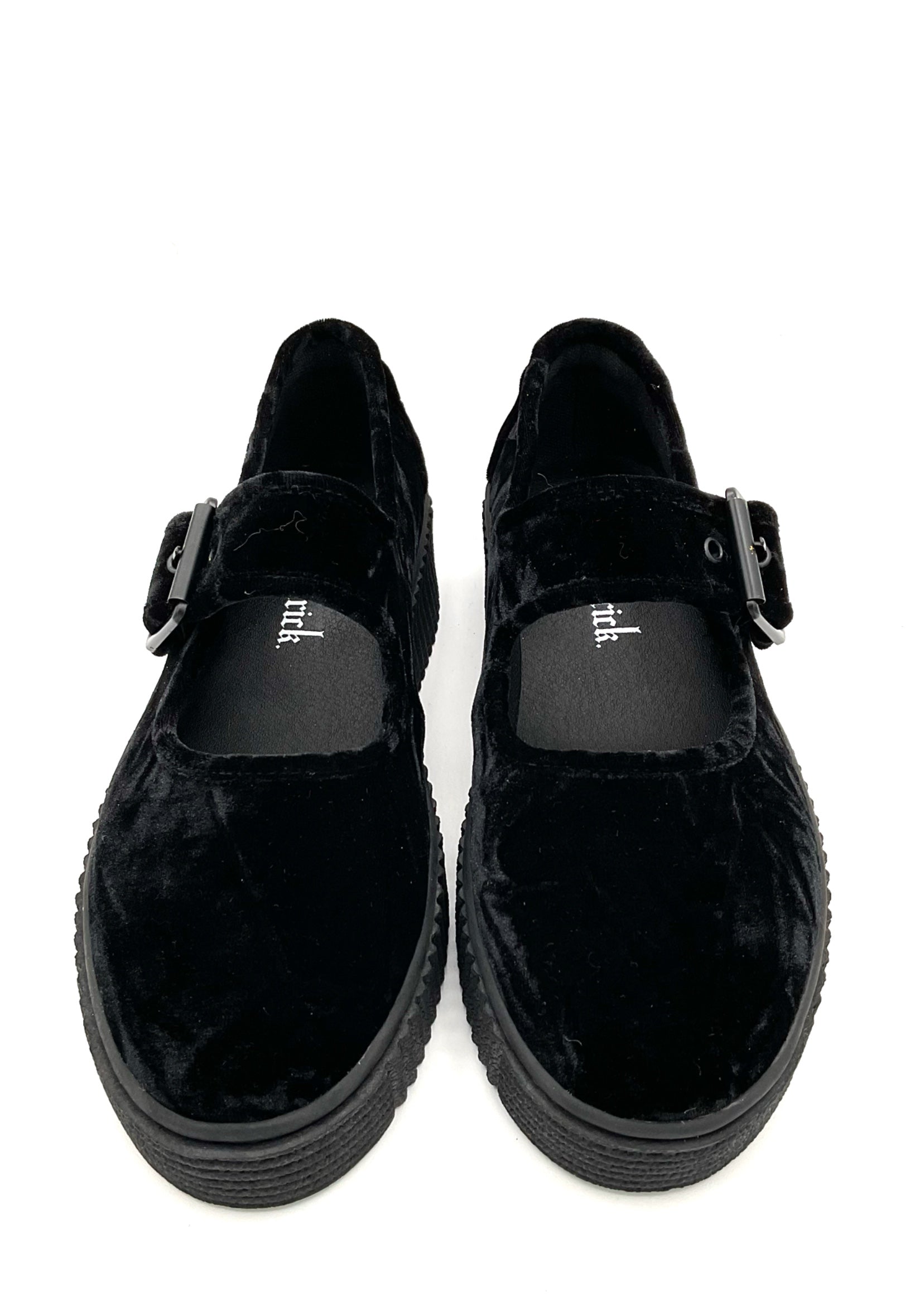 Velvet Crush Maryjane Sneaker - Black