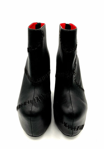 Stitches Tonal Wedge Boot