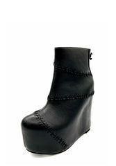 Stitches Tonal Wedge Boot