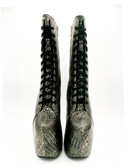 Prehistoric Gold Platform Boot