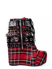 Gatwick Tartan Wedge