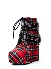 Gatwick Tartan Wedge