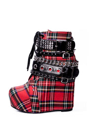 Gatwick Tartan Wedge