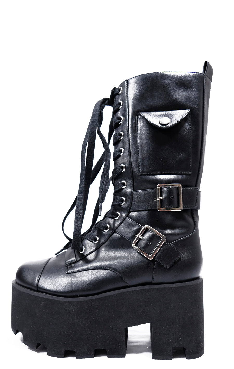 Jane Doe Platform Combat Boot