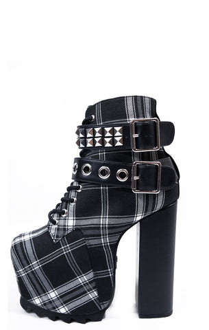 Nolita Black Plaid Boot