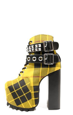 Nolita Yellow Plaid Boot