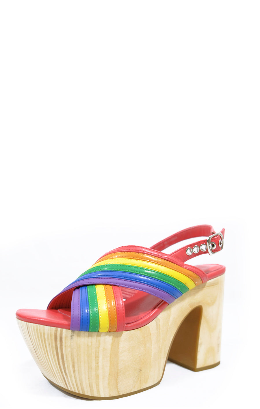 Rainbow Platform Sandal