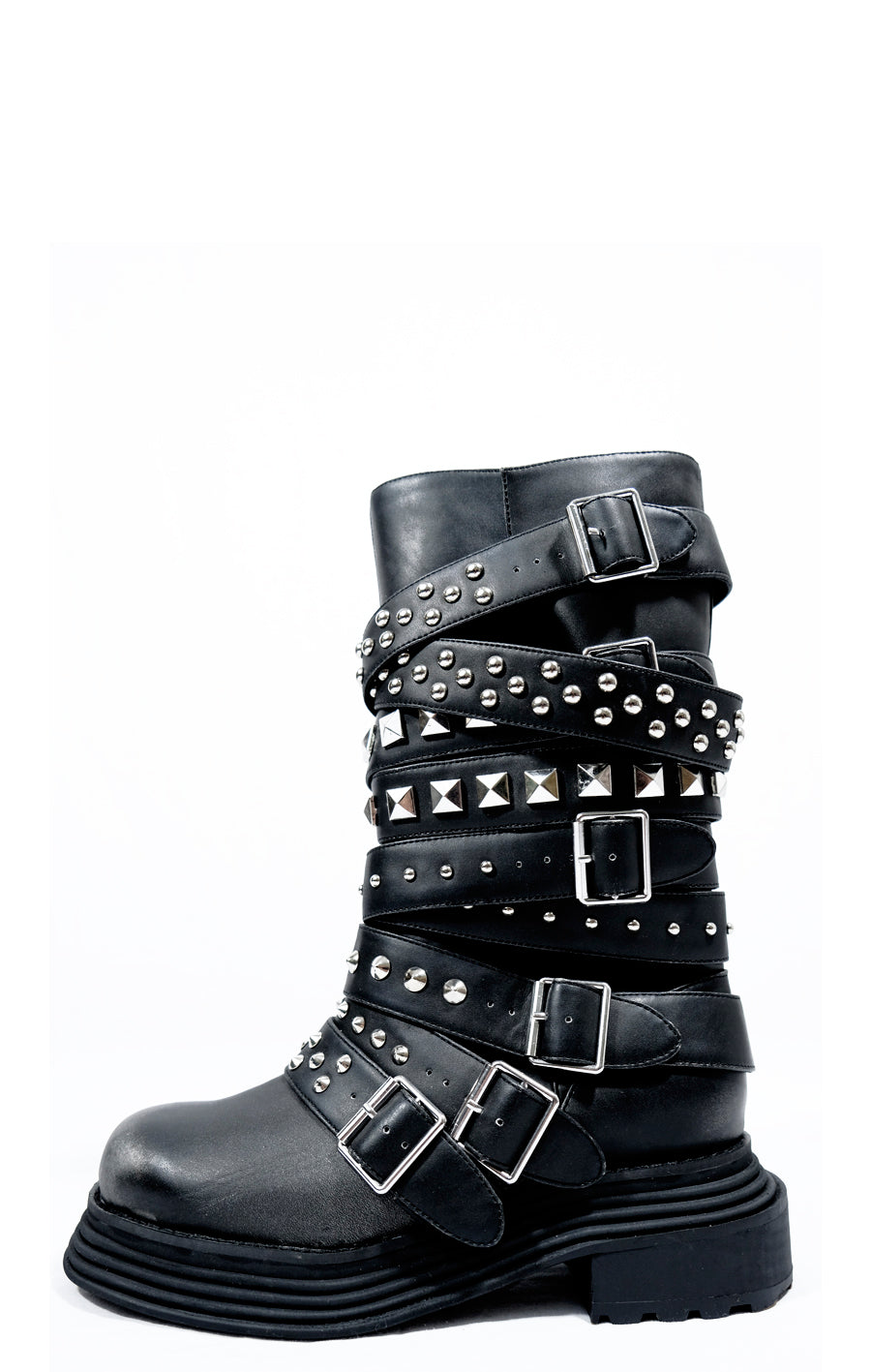 Gravedigger Studded Engineer Boots