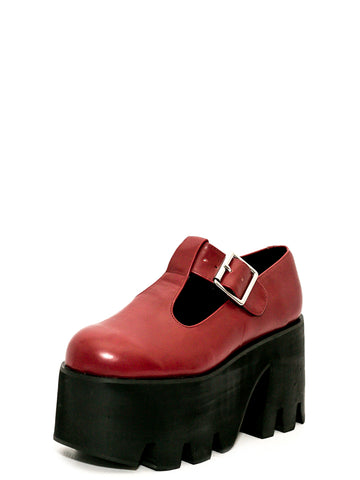 Tee Tee Oxblood Platform