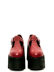 Tee Tee Oxblood Platform