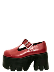 Tee Tee Oxblood Platform